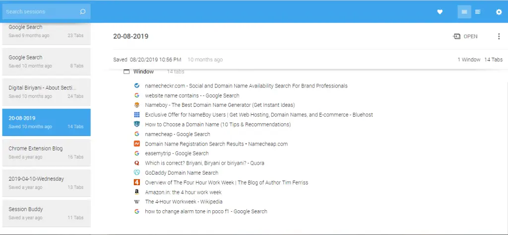 27 Best Google Chrome Extensions For 2022 1 Using Session Buddy, you can save sessions of chrome tabs and windows. It can be accessed later point in time and also during sudden browser crash.