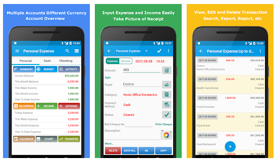 Use Expense Manager to manage your finance. Easy payee/payer management, calendar view and many more features to manage your finance.