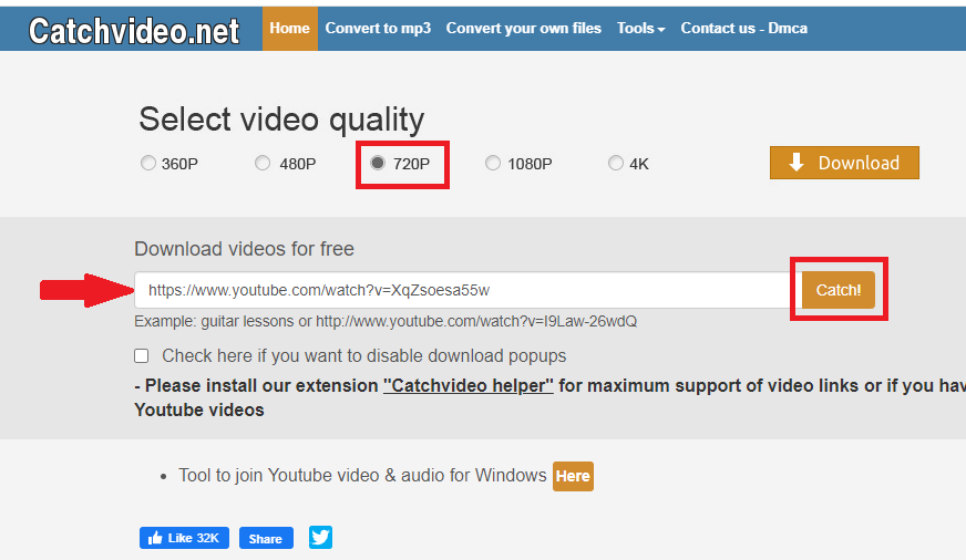 Using Catch Video, you can download any YouTube Video directly onto your device in various resolution quality