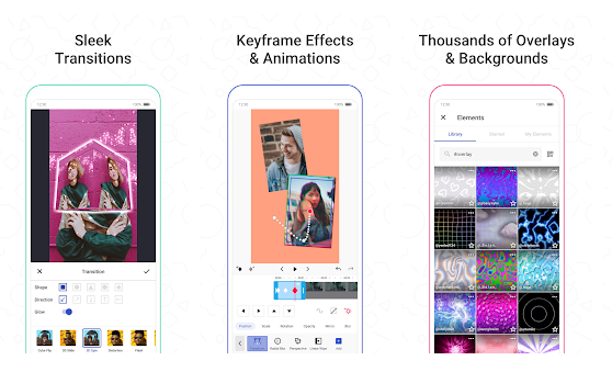 Funimate is one of the best video editing apps for android which is mostly used for creating and editing fun videos.