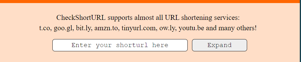 CheckShortURL lets you expand the short urls and gives the orginal URL of the mentioned short URL.