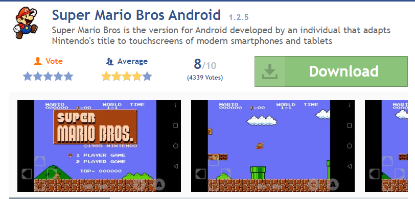 Play Super Mario Bros offline on your Android smartphone - DiGiTAL BiRYANi