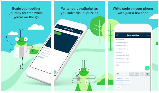 Learn Coding with Google. Grasshopper is App from Google that helps you learn coding.