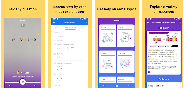 Socratic is a Google AI Powered educational App that helps you in solving your school and university study problems. It is one of the best google apps for students.