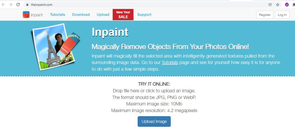 TheInPaint is one of the best platforms we found in our trail to remove Unwanted People and Objects From Photos.
