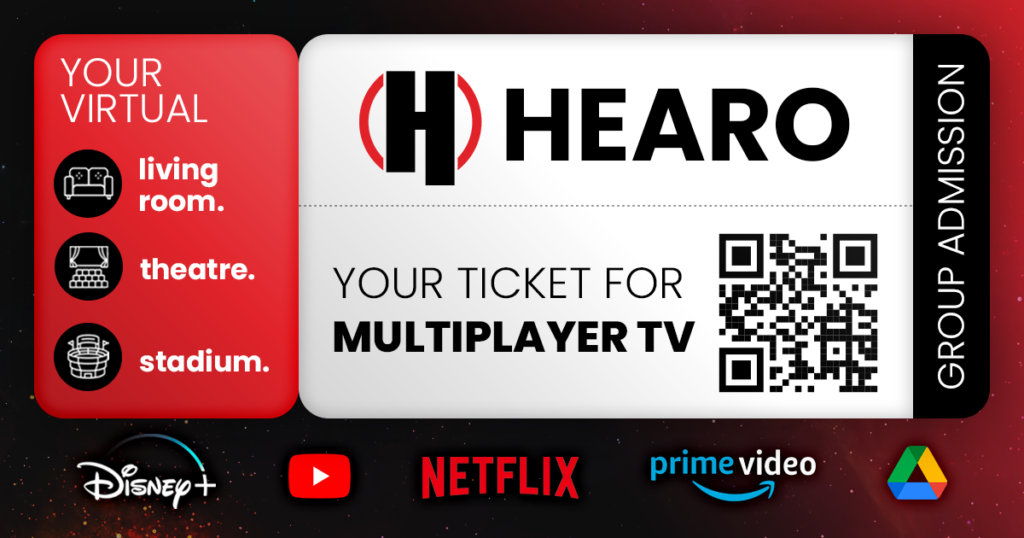 Hearo is your multiplayer TV where you can sit and enjoy your favorite stuffs together with your friends. It allows you to create watch parties for various platforms.