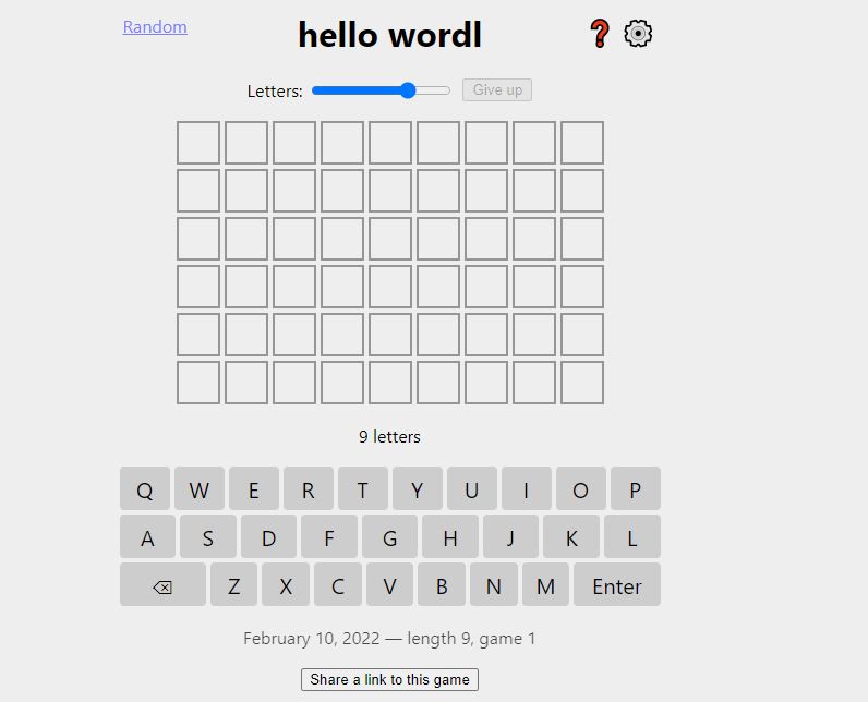 Browser based Wordle Alternative.
