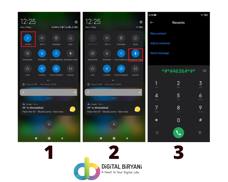 Steps To Use Internet in Flight Mode.