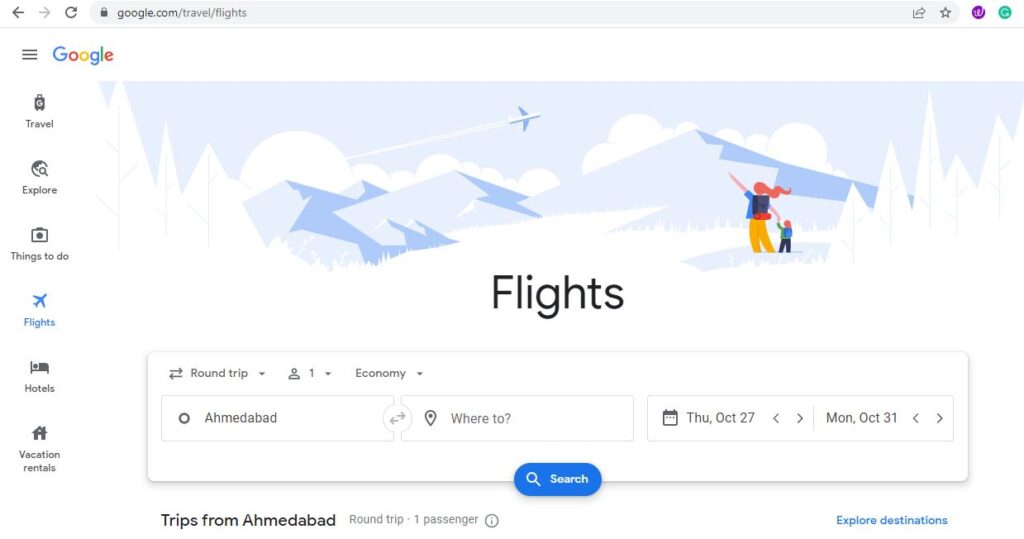 Google Flights - Best Platform To Book Cheap Flight Tickets Online