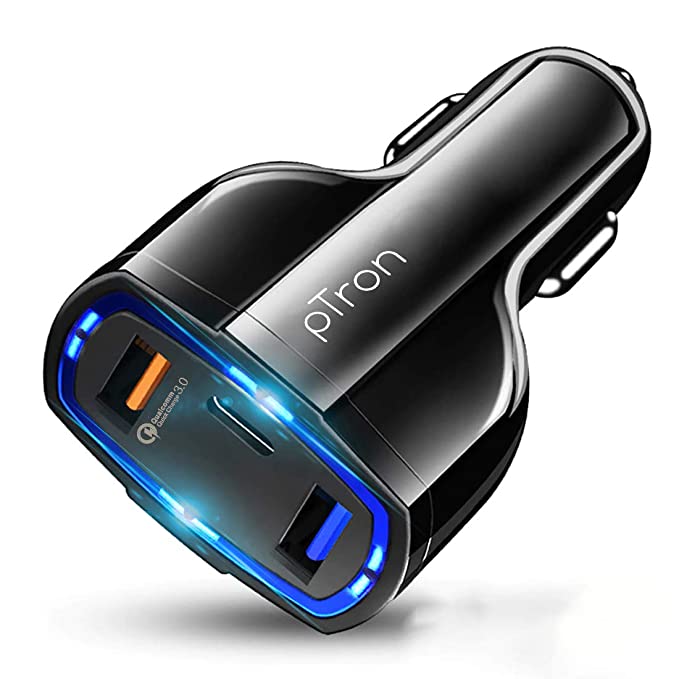 Best Gadgets Under 500 Rs in India 3 Port Fast Car Charger Adapter