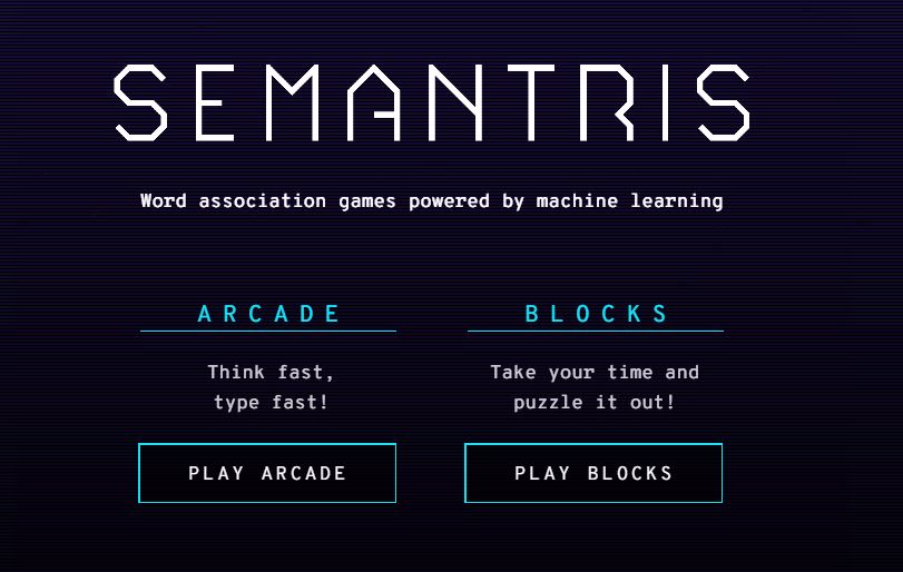 Best AI Platforms To Try Online - Semantris