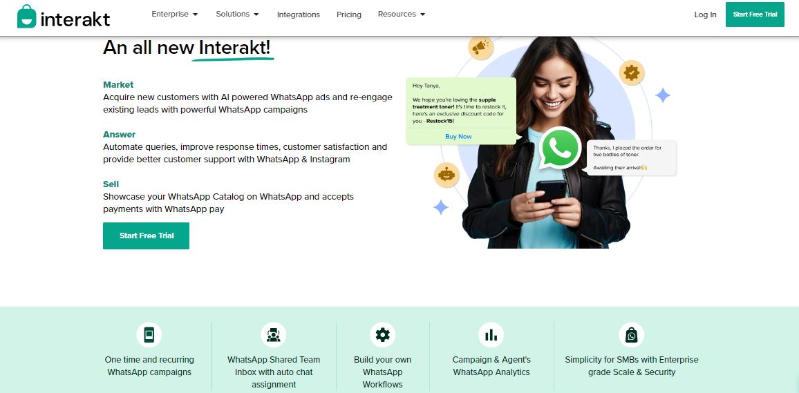 Best WhatsApp Bulk Message Sender Tools - Interakt