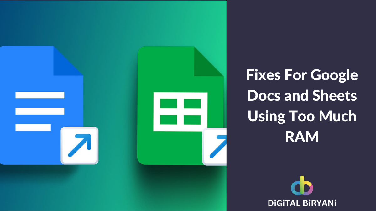 Read more about the article 7 Fixes For Google Docs and Sheets Using Too Much RAM